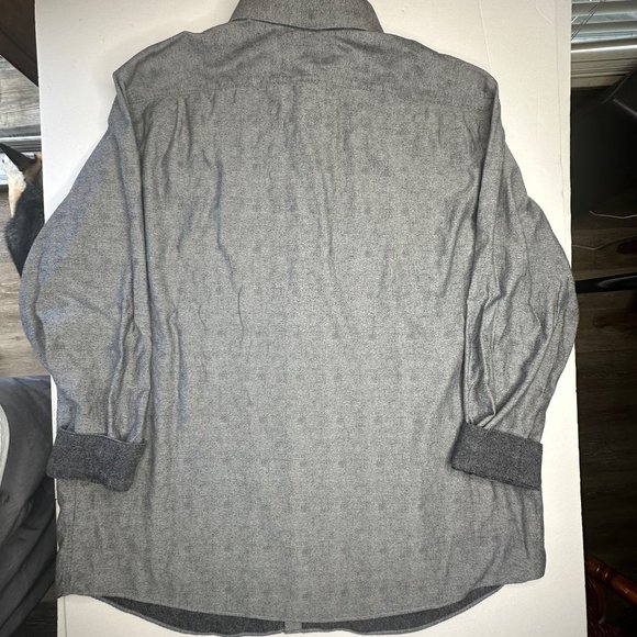 HART SHAFFNER MARX - Men's 3XB, Long Sleeve Shirt. Gray. Great Condition!! - Picture 6 of 8